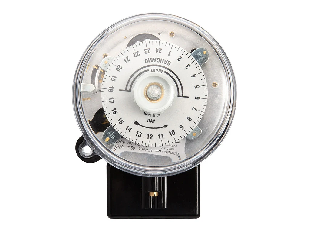 Sangamo Standard 3 Pin 24hr Time Switch 3 On/Off's