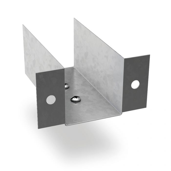 Trench 50 x 50mm Trunking Outlet Flange - Pre Galvanised
