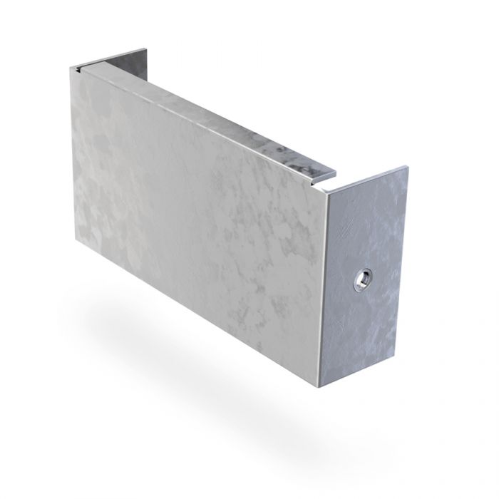 Trench 100 x 100mm Trunking Stop End - Pre Galvanised