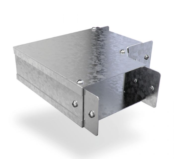 Trench 225 x 225mm 90° Top Lid Bend - Pre Galvanised