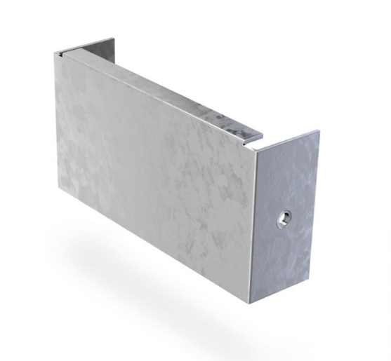 Trench 225mm x 225mm Trunking Stop End - Pre Galvanised