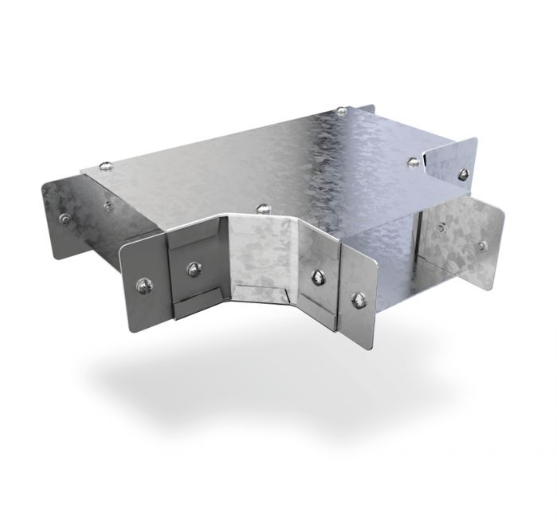 Trench 225 x 225mm Top Lid Tee - Pre Galvanised
