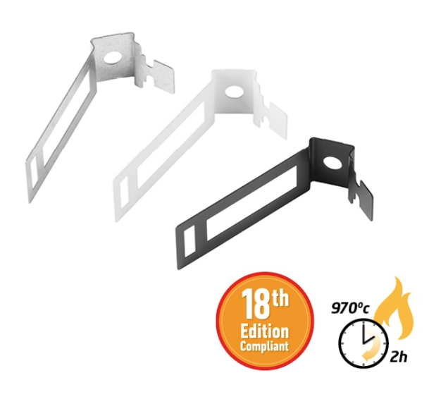 D-Line 20mm Conduit Saddles White (Pack of 20)