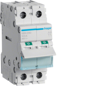 Hager 100A DP Main Switch Incomer Isolator
