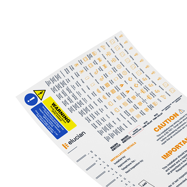 Elucian Safety Labels