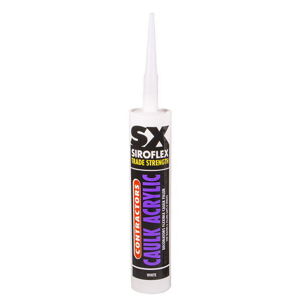 Unicrimp White Acrylic Decorators Caulk (300ml)