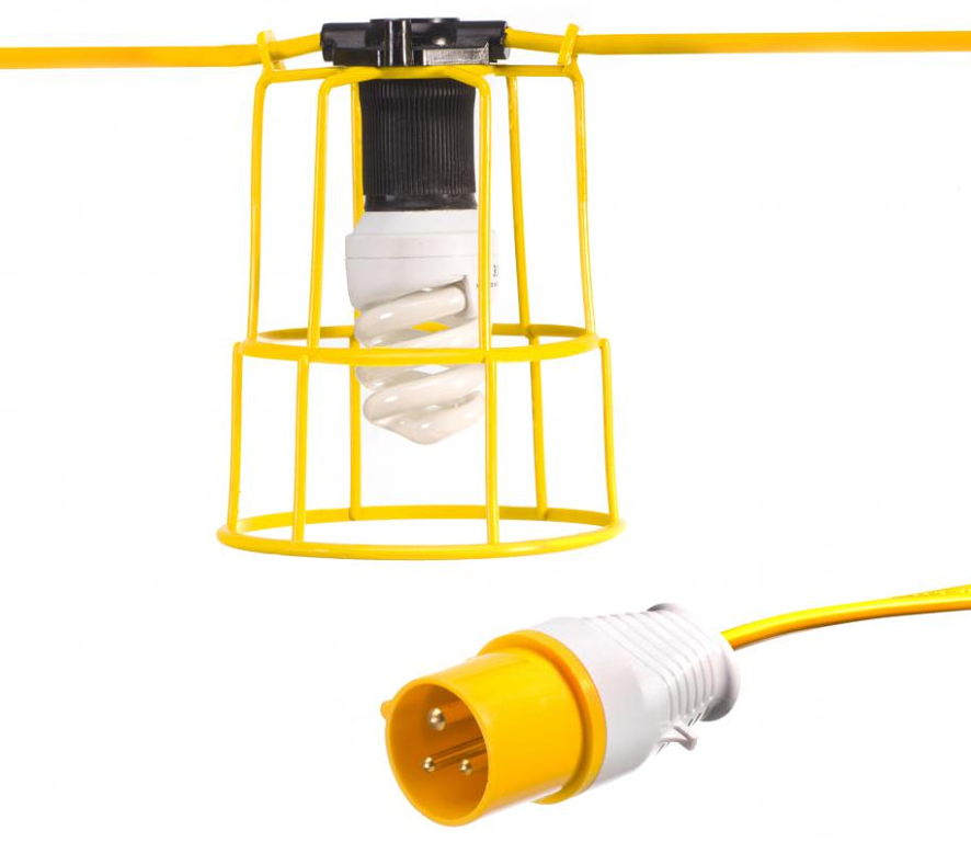 Deta Briticent 110V E27 IP44 10 Lamp Festoon Lighting Cable with 22m Cable