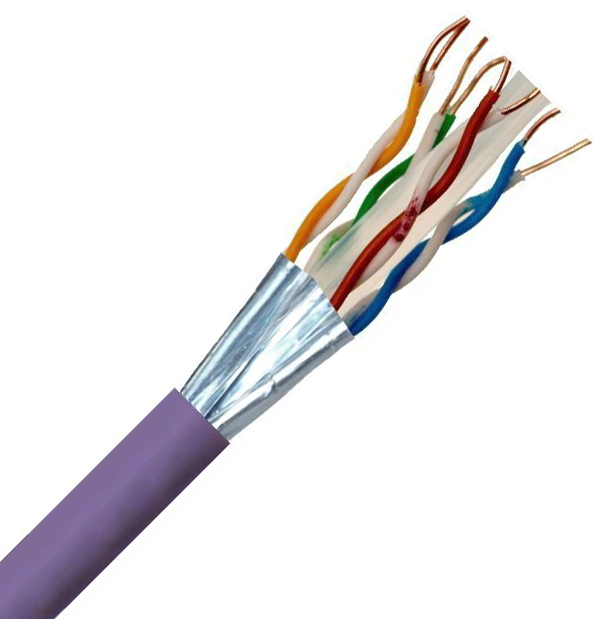Securiflex CAT6 FTP LSZH Grade Data Cable Purple (Box of 305m)