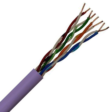Securiflex CAT6 UTP LSZH Grade Data Cable Purple (Box of 305m)