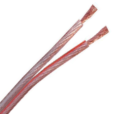 Securiflex 2 Core PVC Speaker Cable White (100m Drum)