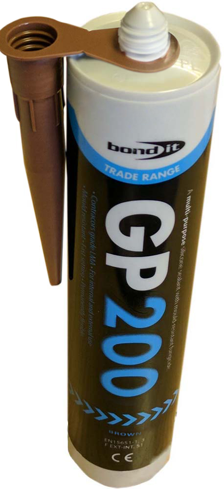 Deligo GP200 Brown Silicon Sealant (300ml)