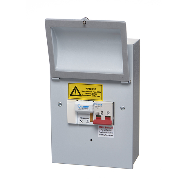 Europa 100A Metal Fused Main Switch