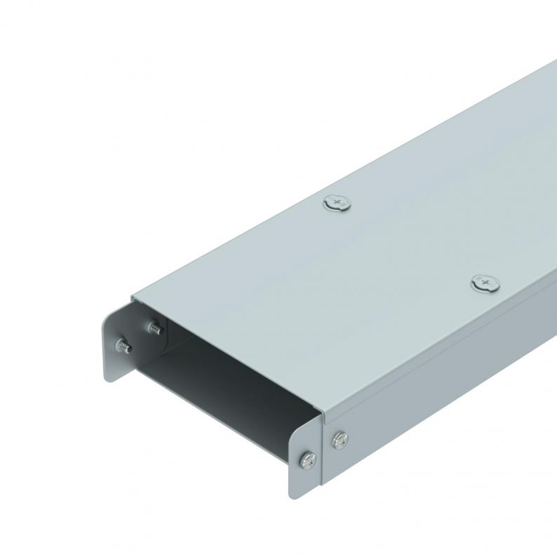 Trench 150 x 50mm Turnbuckle Trunking - Pre Galvanised (3m Length)