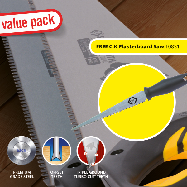 CK Tools Sabretooth 22 Inch Universal Trade Wood Saw