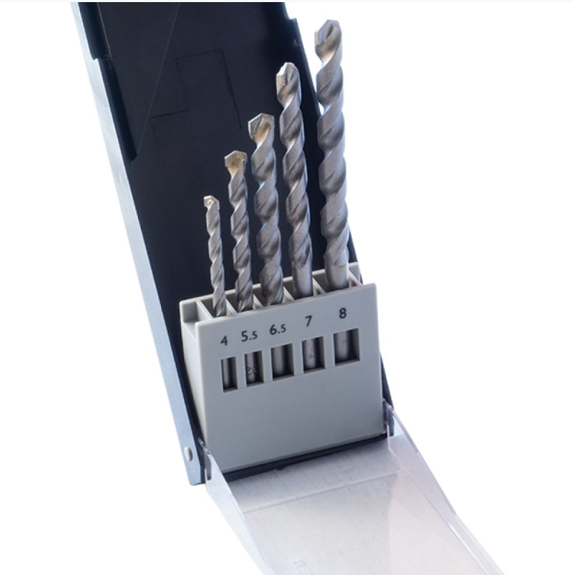 CK Tools Set of 5 Masonry Drill Bits
