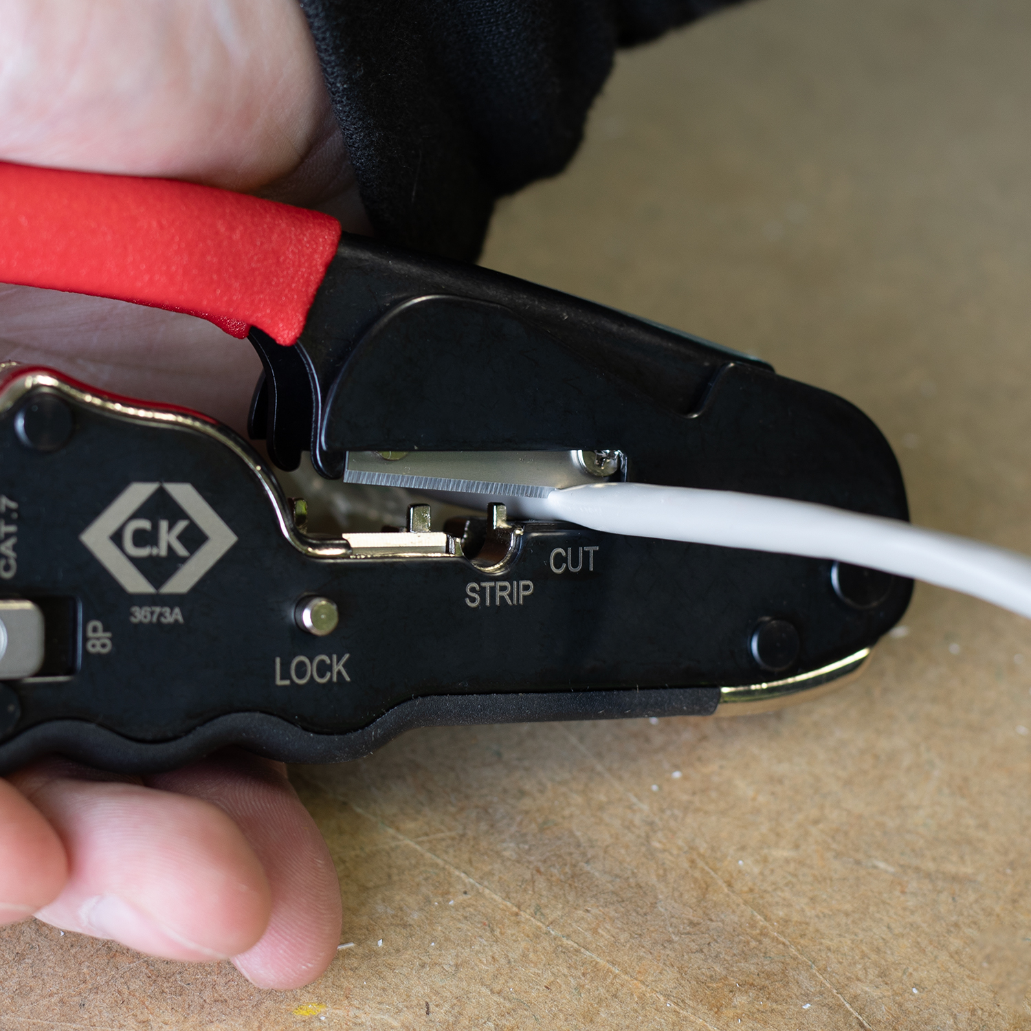 CK Tools Pass Through Crimping Pliers for RJ45 Plugs 6/8P