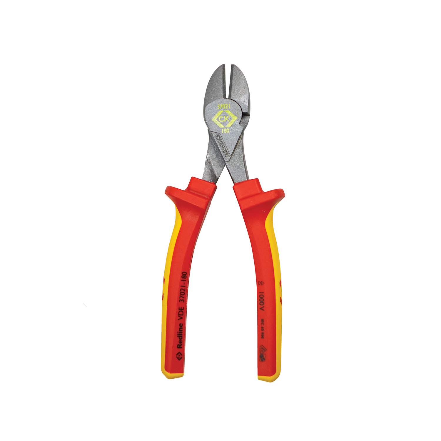 CK Tools 180mm RedLine VDE High Leverage Side Cutters