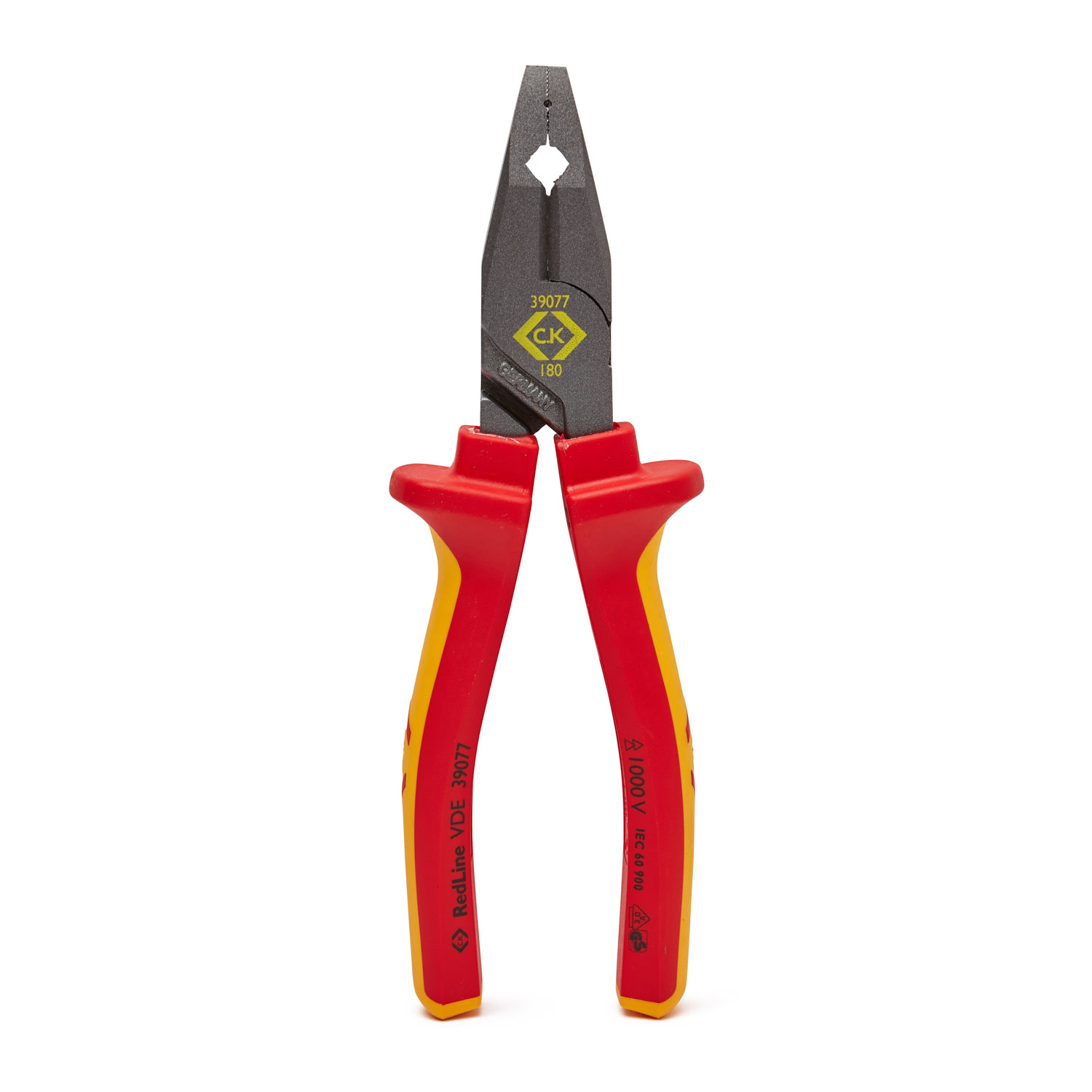CK Tools 180mm RedLine VDE Electricians Pliers