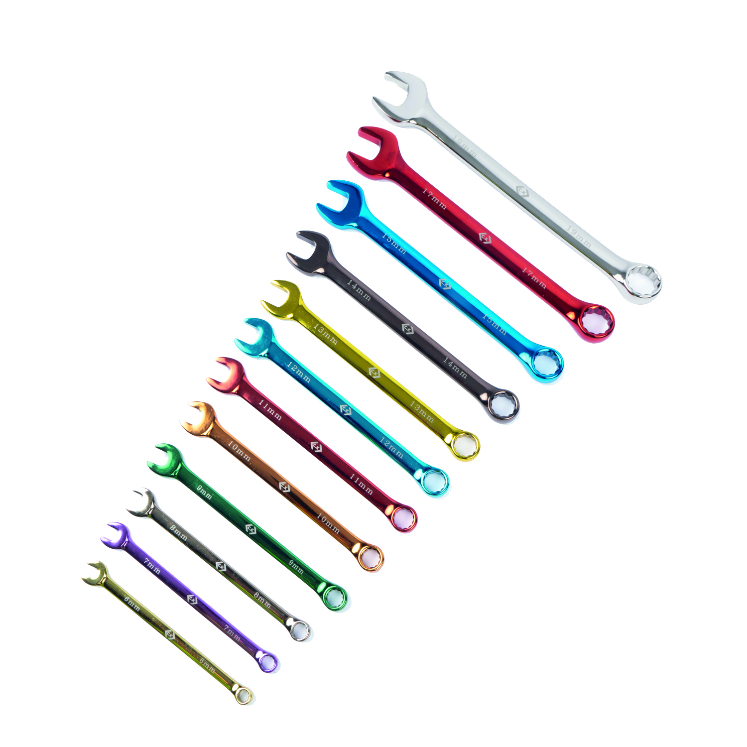 CK Tools 12 Piece Colour Coded Spanner Set