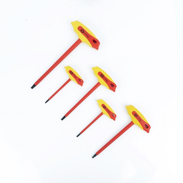 CK Tools 3 - 6mm VDE Insulated T Handle Hex Key Set