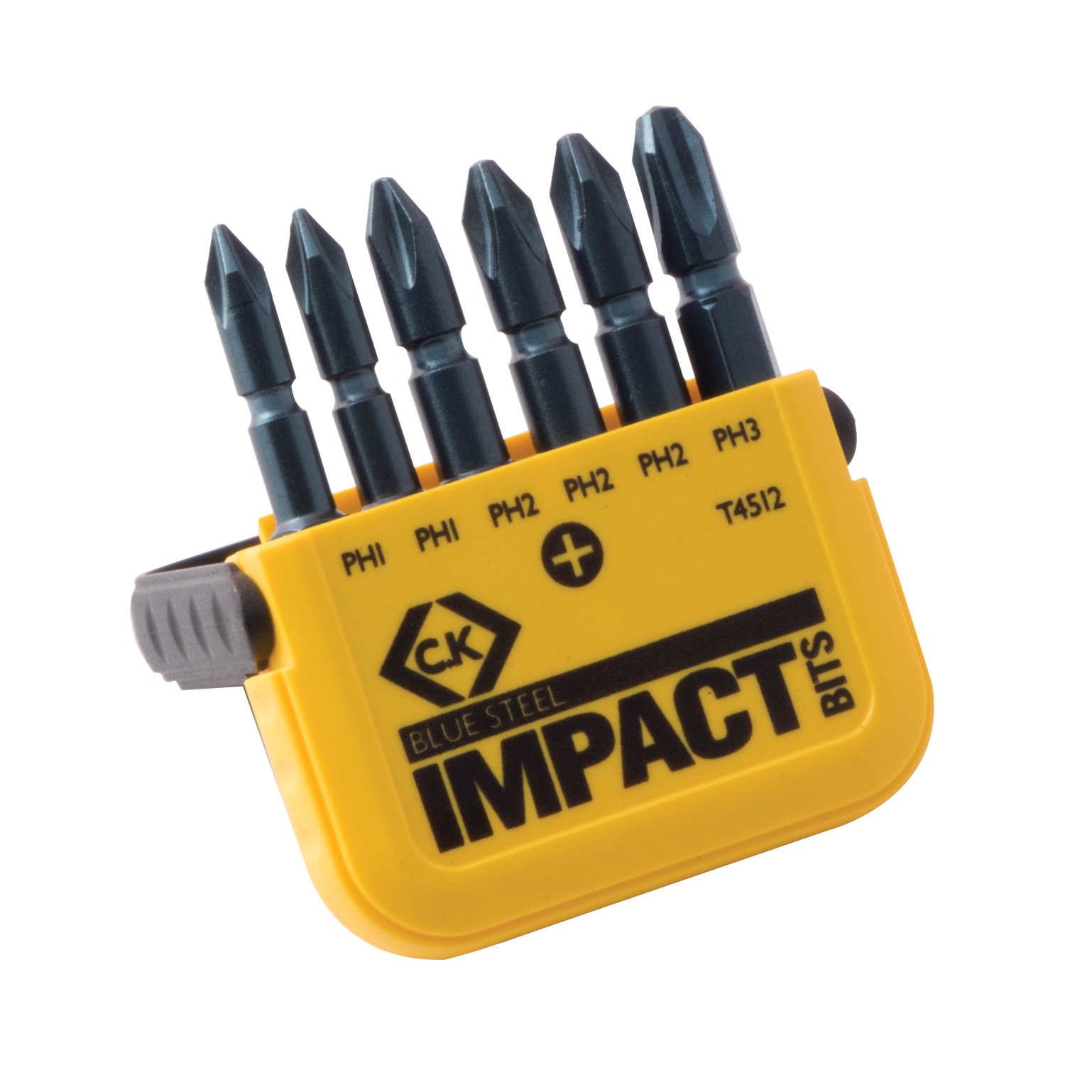 CK Tools Blue Steel 6 Piece PH Impact Bit Set
