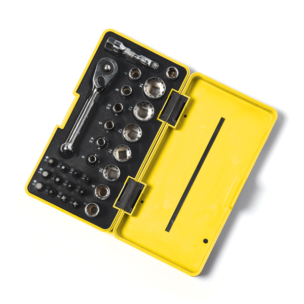 CK Tools 28 Piece ¼" Drive Pocket Socket Set