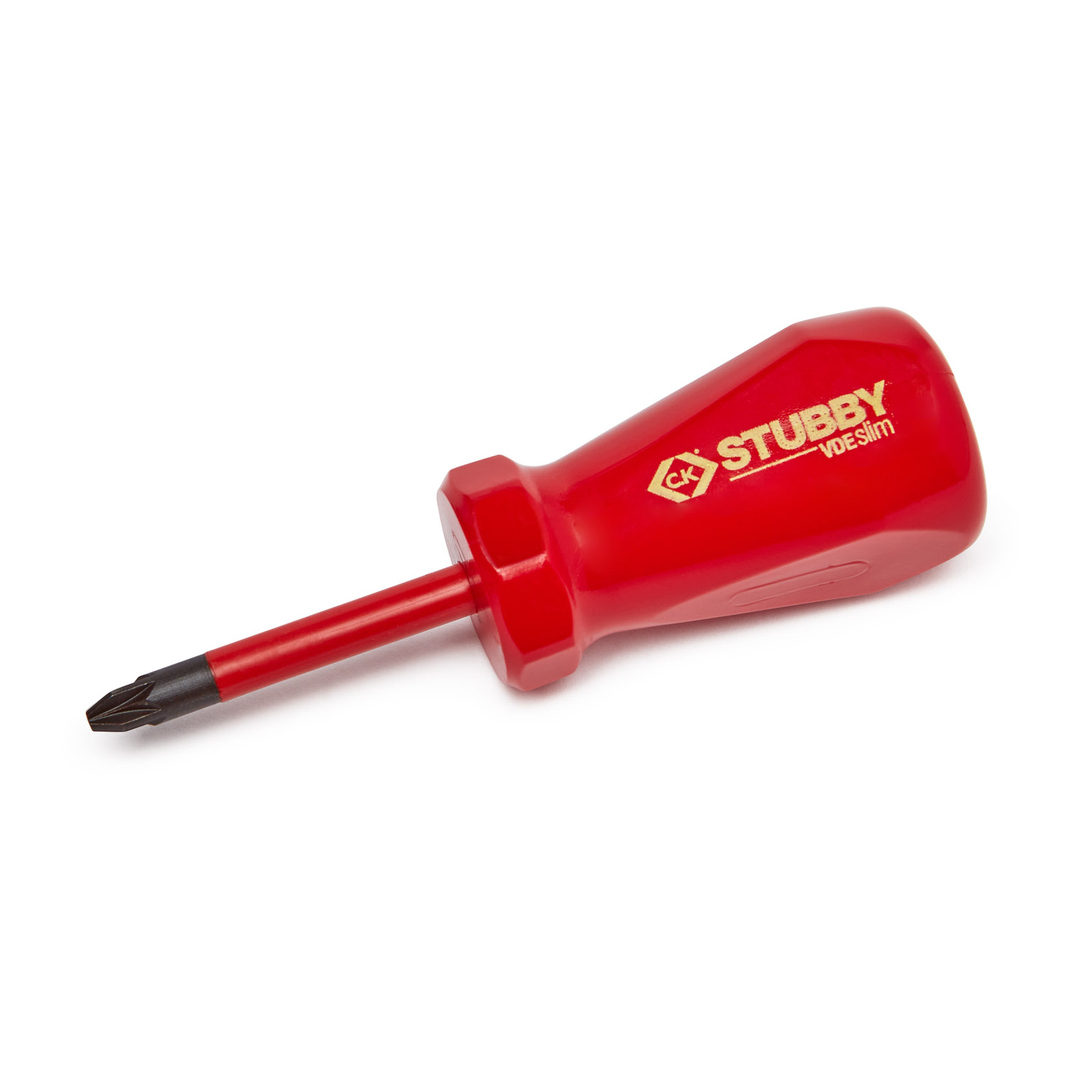 CK Tools Stubby 6.0 x 60mm VDE Slim PZ2 Screwdriver