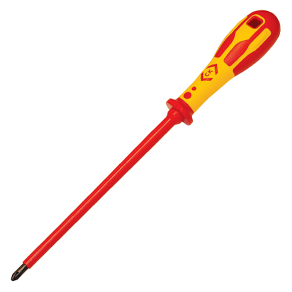 CK Tools Dextro 6.0 x 100mm VDE PZ2 Screwdriver 