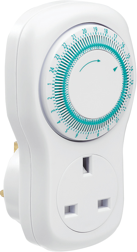 Greenbrook 24hr Mechanical Plug-in Timer/Adaptor