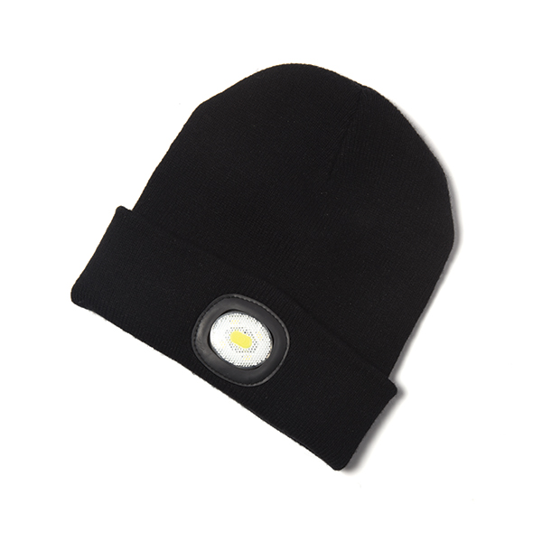 CK Tools 80lm USB Rechargable Beanie Hat with Integrated Head Torch