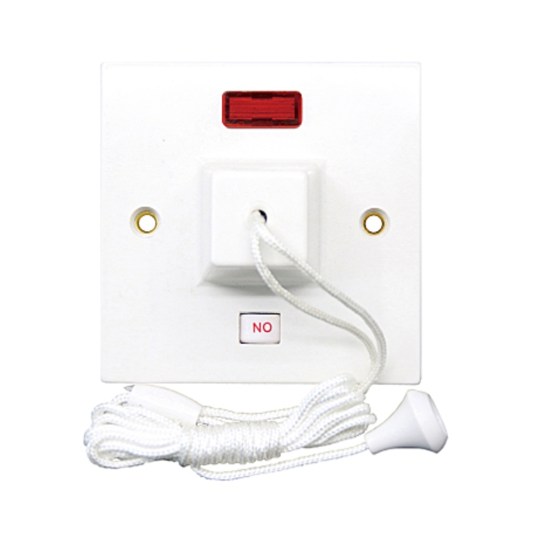 Thrion 45A DP Pull Switch With Neon White