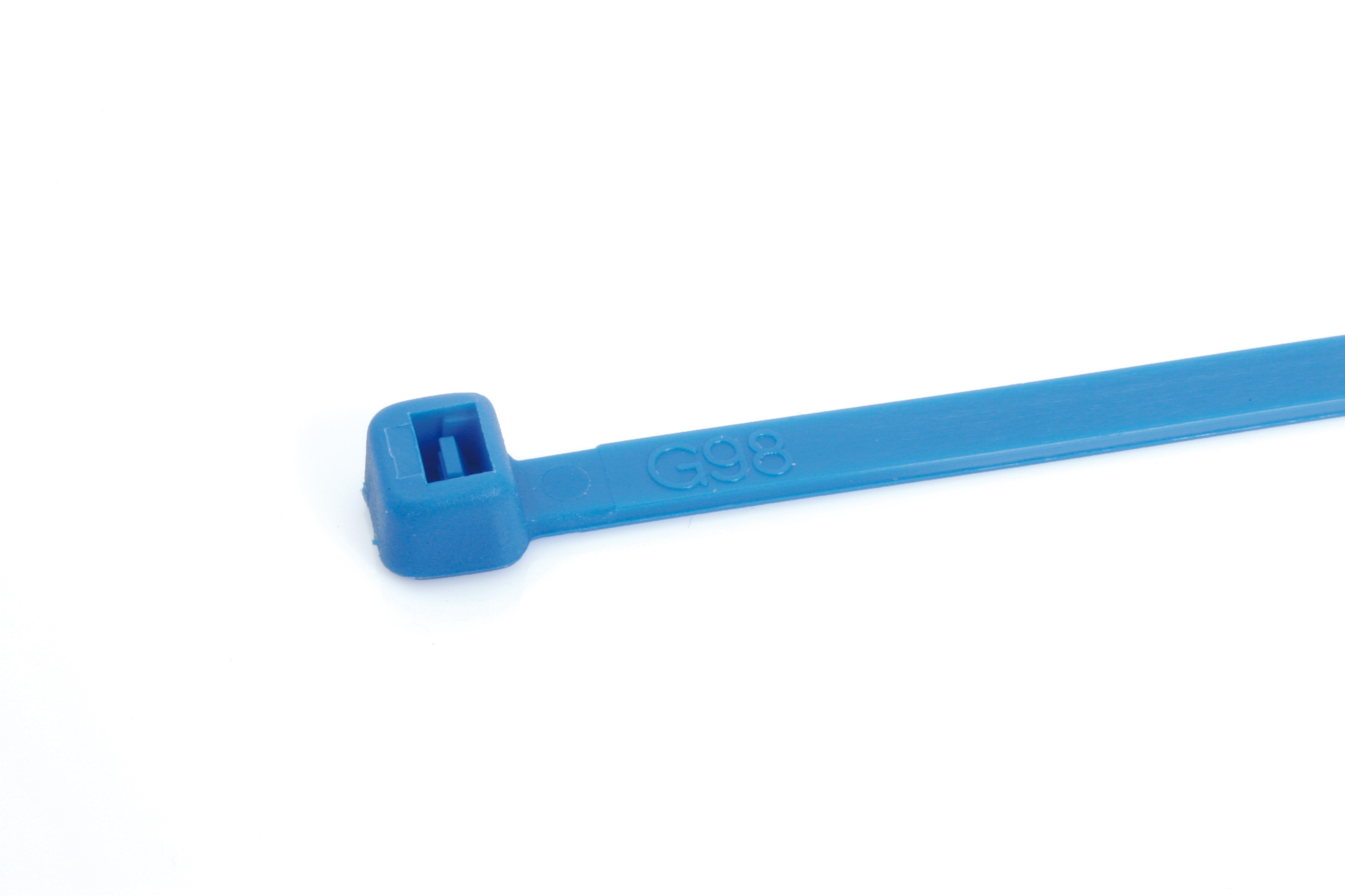 300mm x 4.8mm Nylon Cable Ties Blue (Pack of 100)