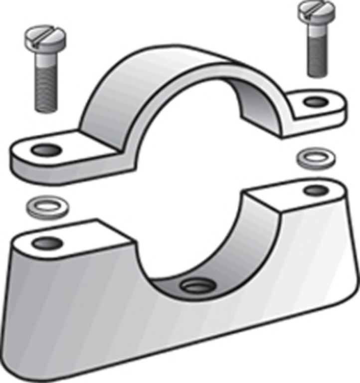 Electrix 25mm S/Steel Conduit Distance Saddle