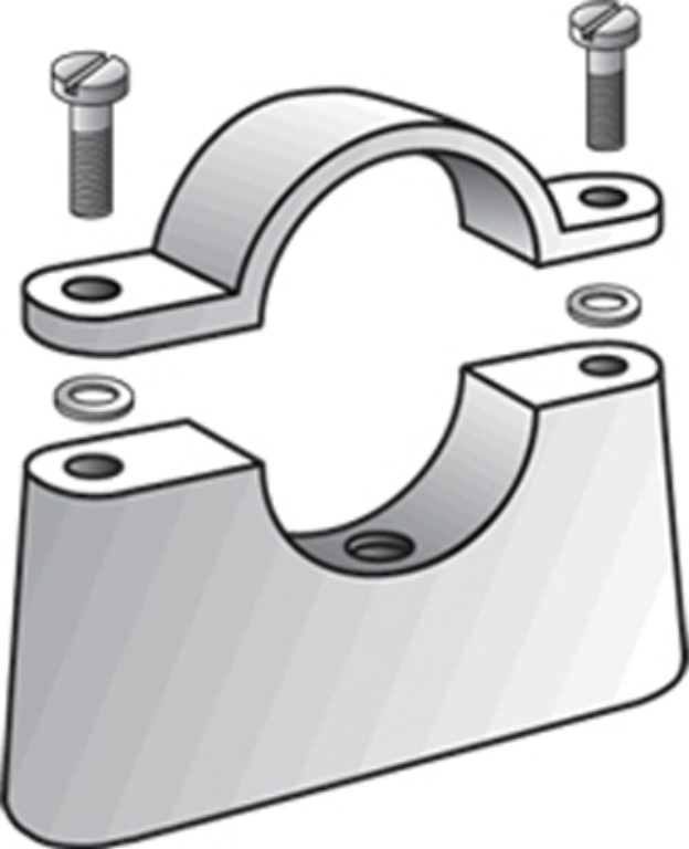 Electrix 20mm S/Steel Conduit Extra Deep Distance Saddle