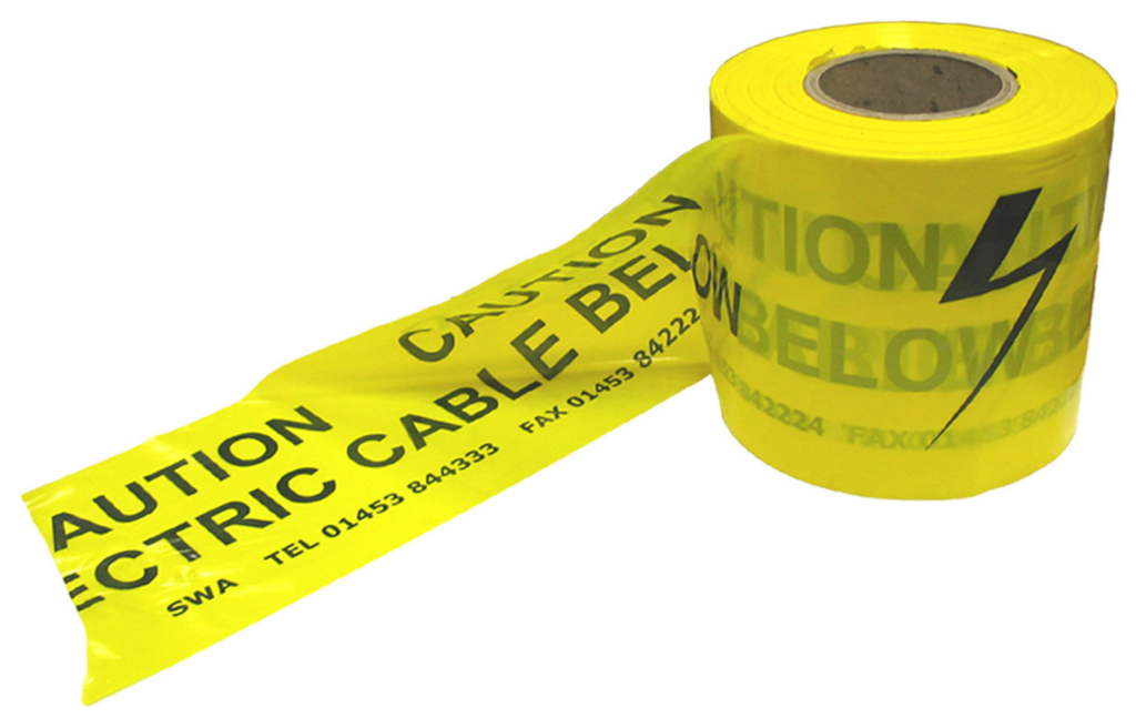 SWA Electric Cable Danger Tape