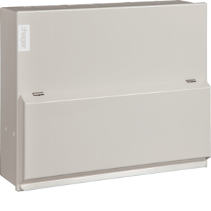 Hager 10 Way AM3 100A Main Switch Metal Consumer Unit