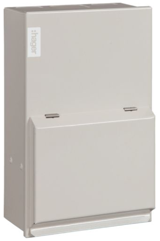 Hager 18th 2 Way Metal Garage Unit With 40A RCD And 6A + 32A MCB's