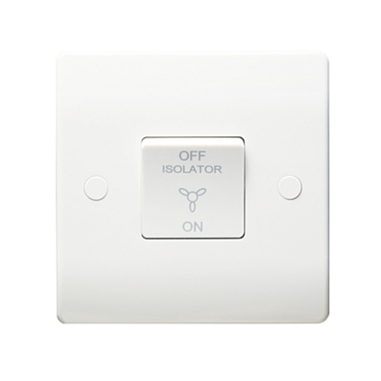 Thrion TP Fan Isolator Switch White