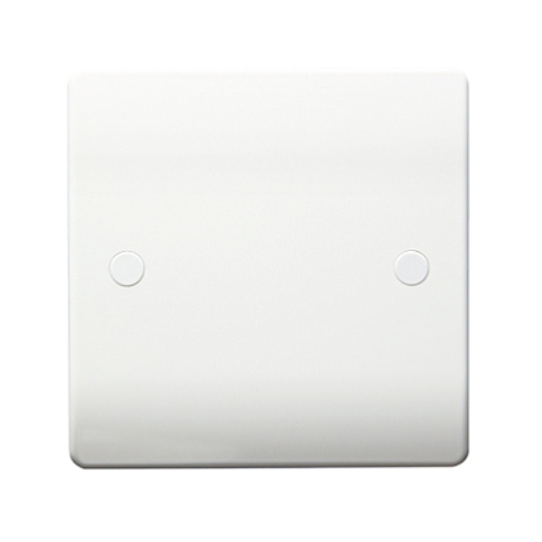 Thrion 1 Gang Blank Plate White