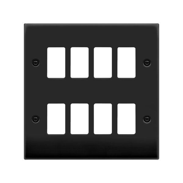Click GridPro 8 Aperture Front Plate Matt Black