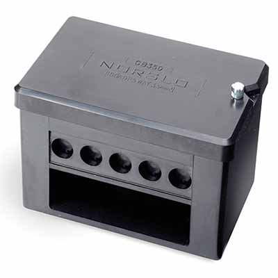 Click 100A 2 pole 5 x 35mm Connector Block