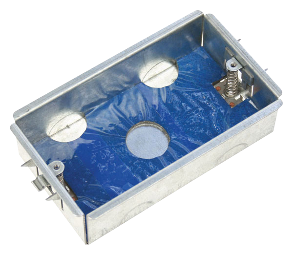 Click Essentials 2 Gang 35mm Deep Flameguard Dry Lining Box