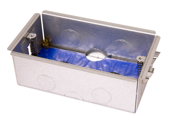 Click Essentials 2 Gang 47mm Deep Flameguard Dry Lining Box