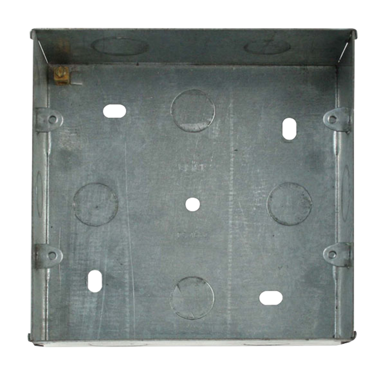 Click Essentials 2 Tier 47mm Deep Galvanised Knockout Box