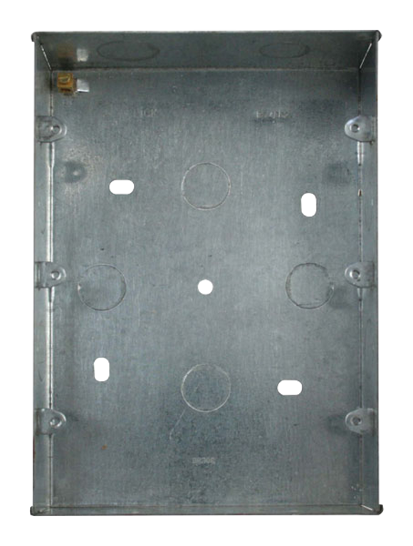 Click Essentials 3 Tier 47mm Deep Galvanised Knockout Box