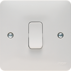 Hager Sollysta 20A DP Switch White