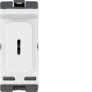Hager Sollysta 20A DP Key Switch Module White