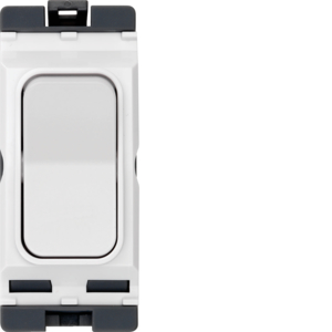 Hager Sollysta 2 Way 1 Gang Retractive Grid Switch