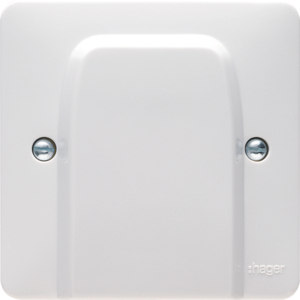 Hager Sollysta 20A Flex Outlet Plate White
