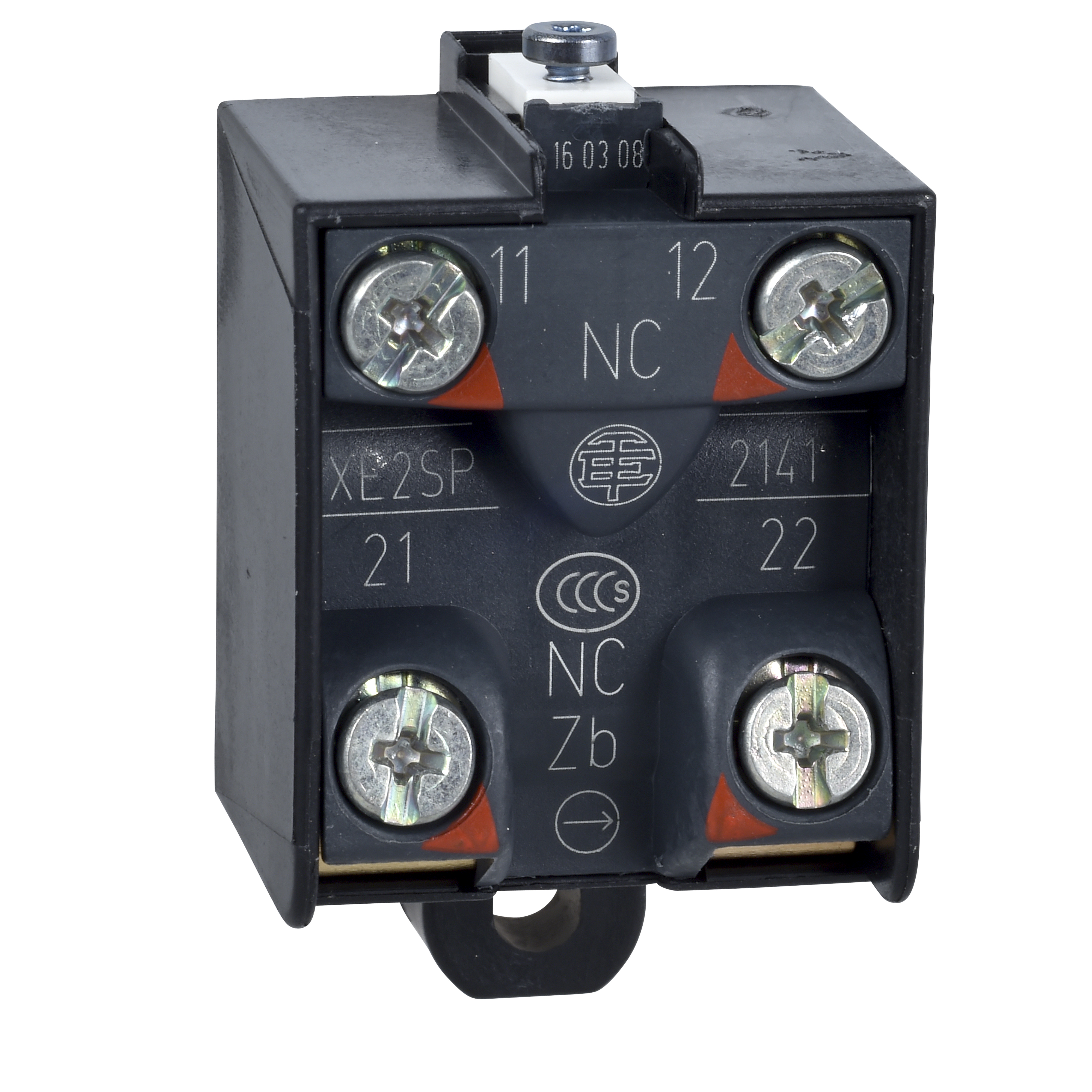Telemecanique Limit Switch Contact Block 2NC Snap Action